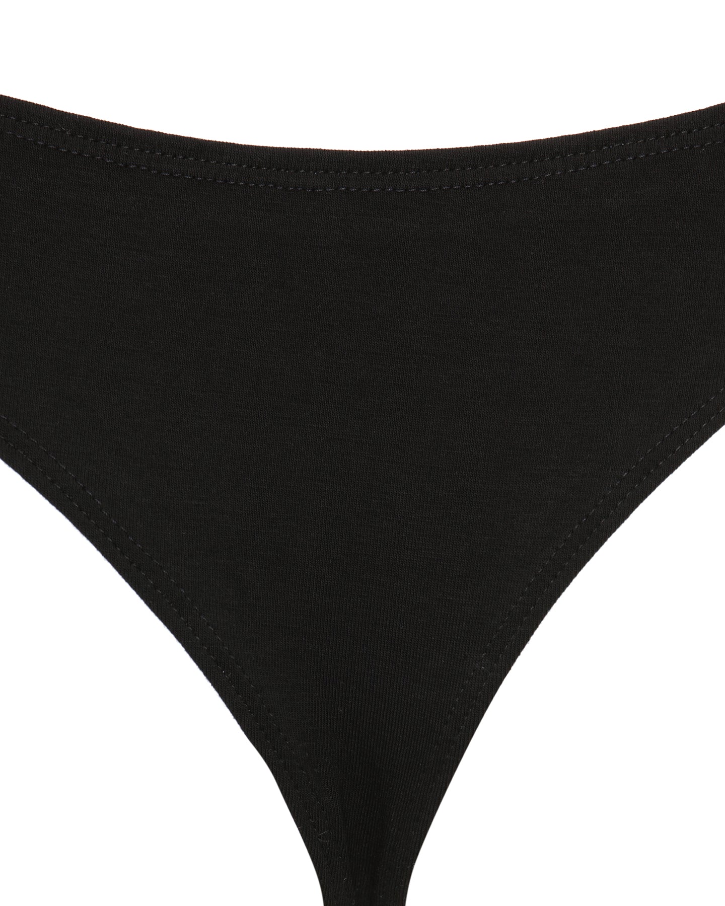 1PCS 100% Organic Black Cotton Comfy Ladies Thong Panties With