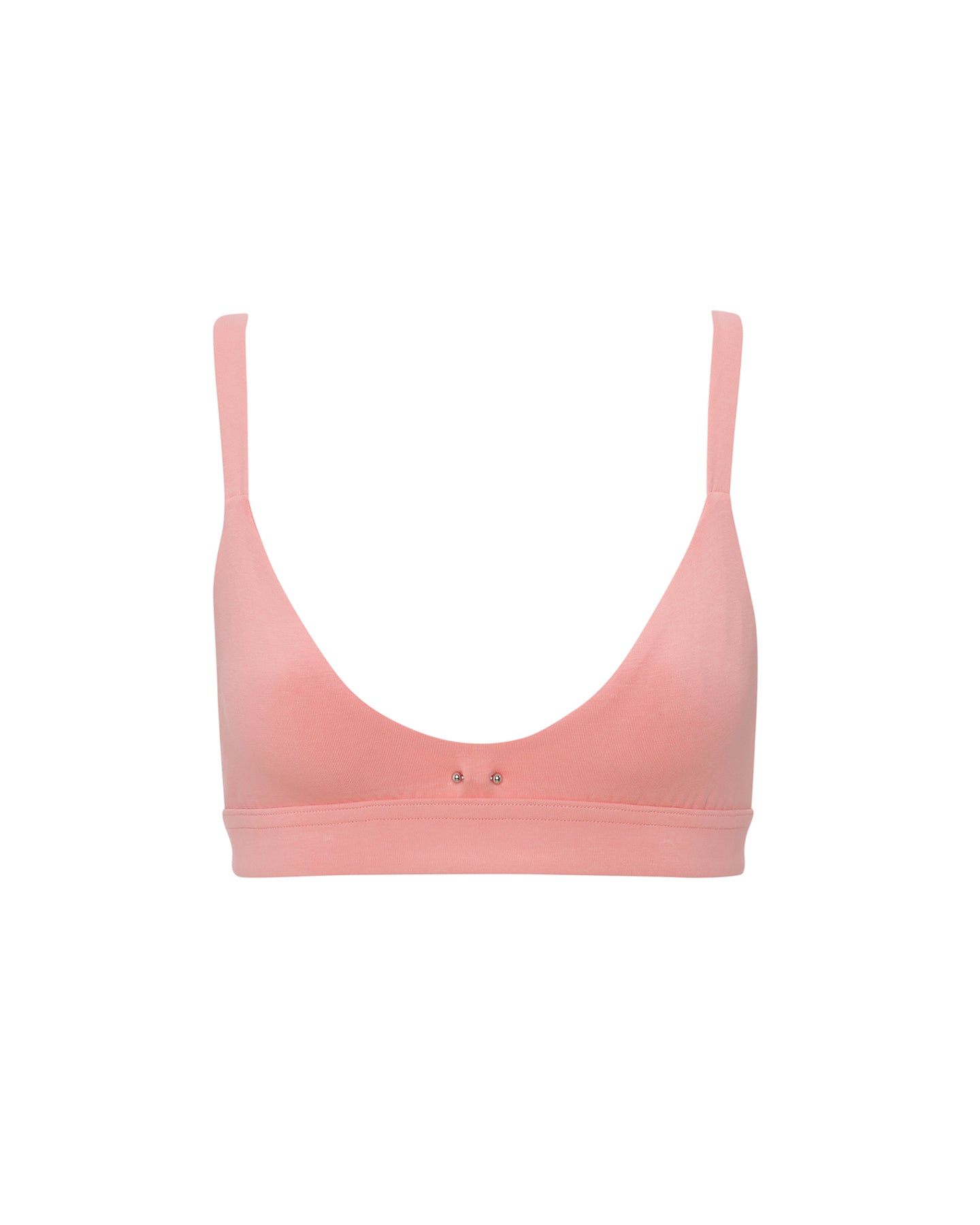 Organic pink bralettes, Made in Canada organic cotton bras