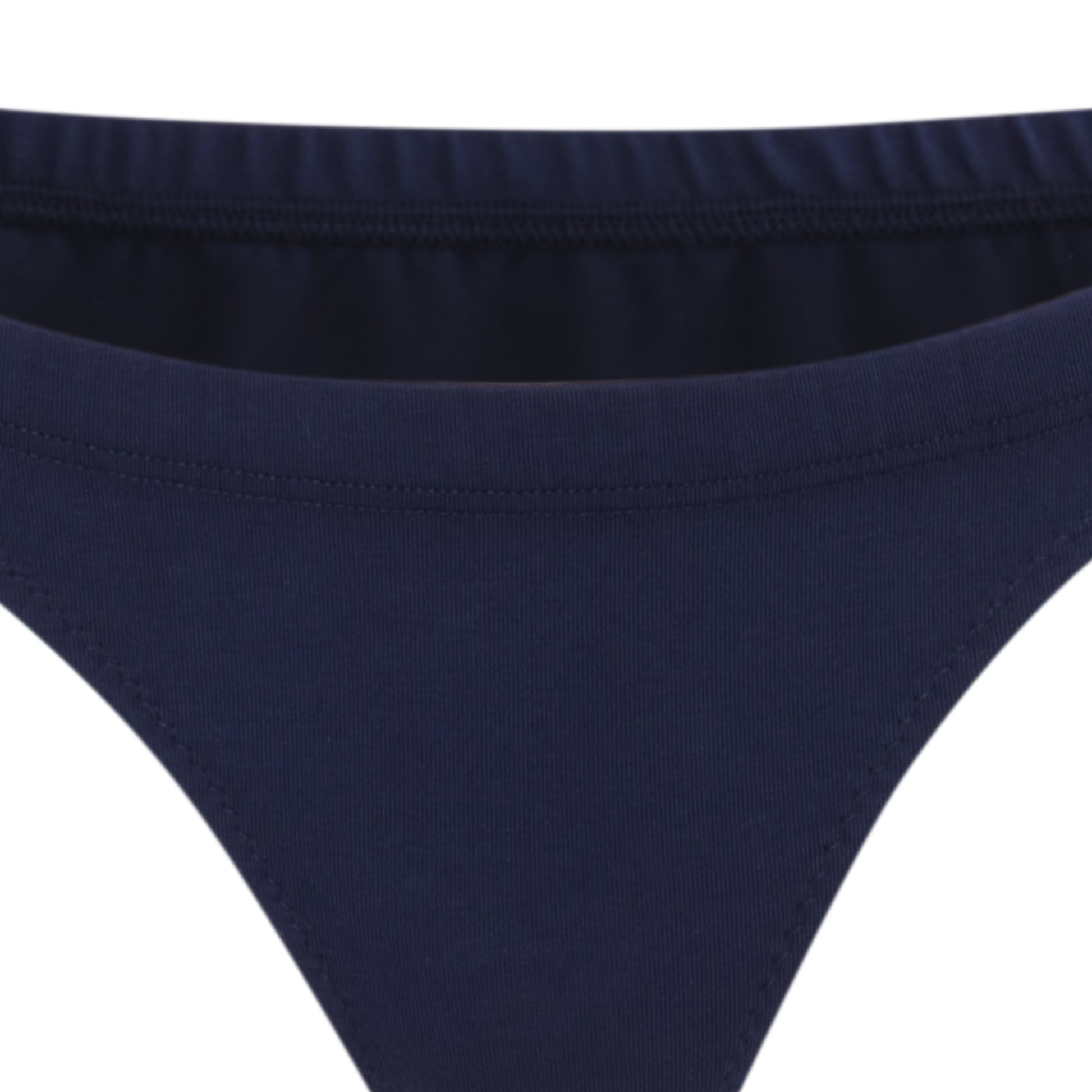 Organic Cotton Knickers Womens Briefs Navy Blue Low-rise Bikini Bottoms  Comfortable Knickers Pack of 5 